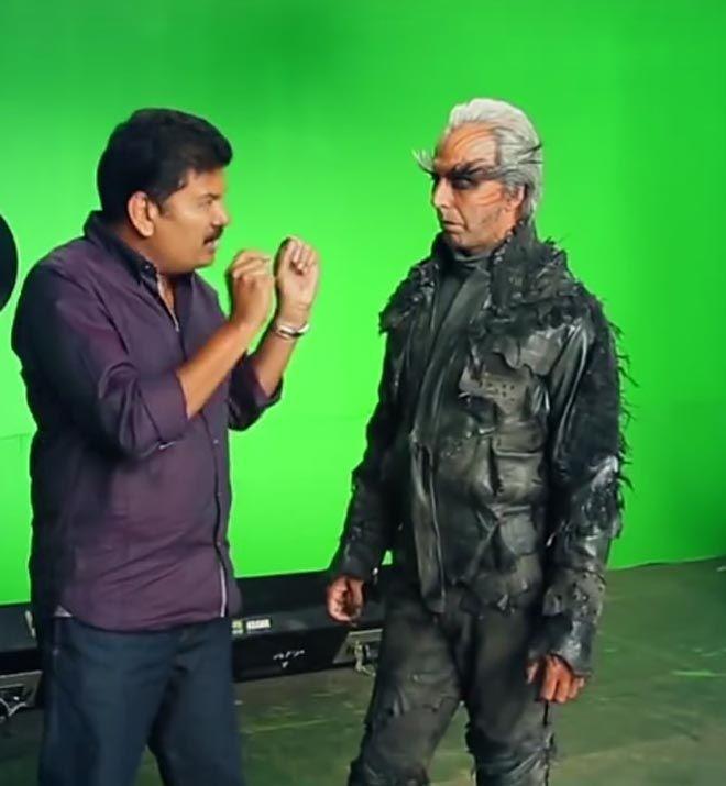 LEAKED: Rajinikanth Robot 2Point0 Latest Working Stills & Posters