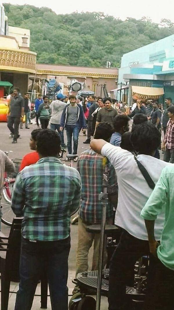 LEAKED: Shooting Spot Stills from Agnathavasi Movie Goes Viral