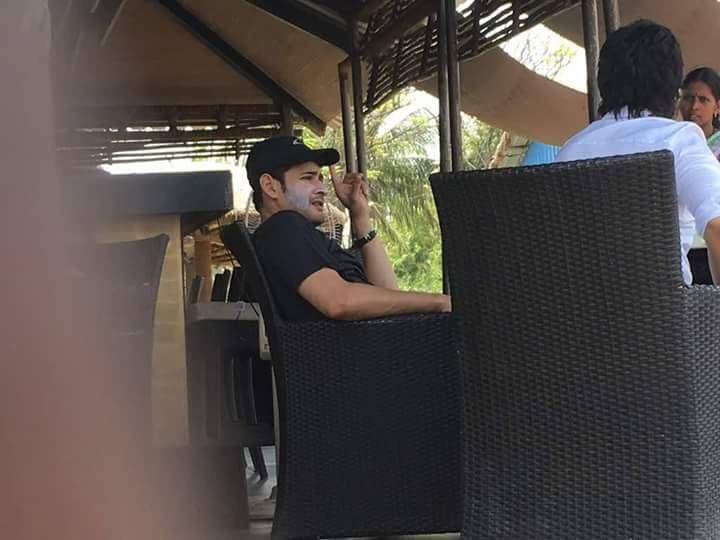 LEAKED: Superstar Mahesh from the sets of Bharath Ane Nenu Movie