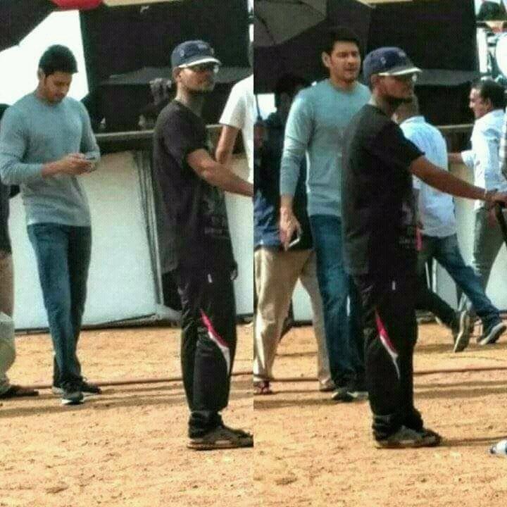 LEAKED: Superstar Mahesh from the sets of Bharath Ane Nenu Movie