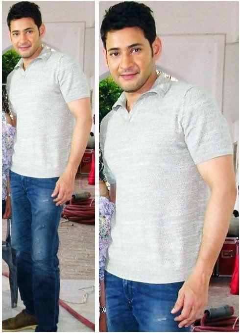 LEAKED: Superstar Mahesh from the sets of Bharath Ane Nenu Movie