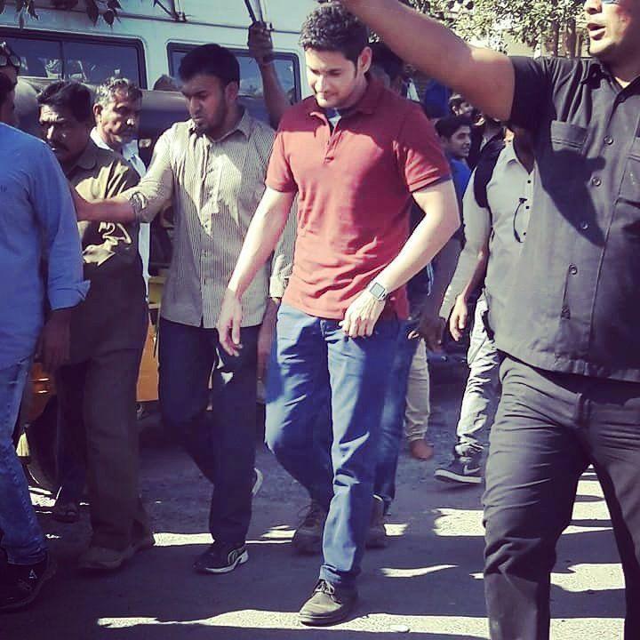 LEAKED Again: Mahesh SPYDER Movie Working Stills