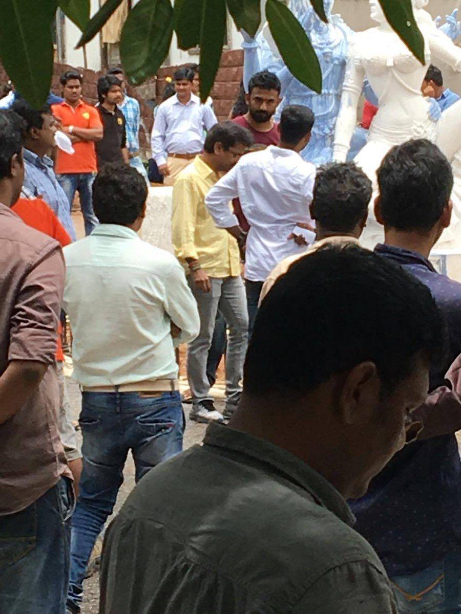 LEAKED Again: Mahesh SPYDER Movie Working Stills