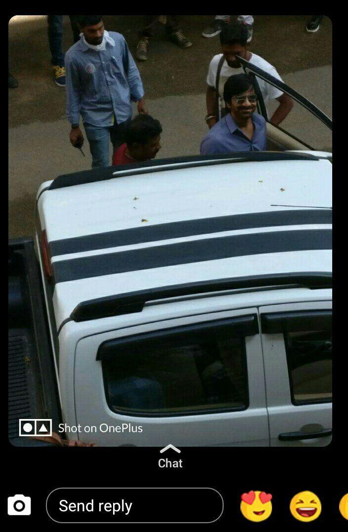 LEAKED PHOTOS: Ravi Teja's Next cop Film Touch Chesi Chudu Movie