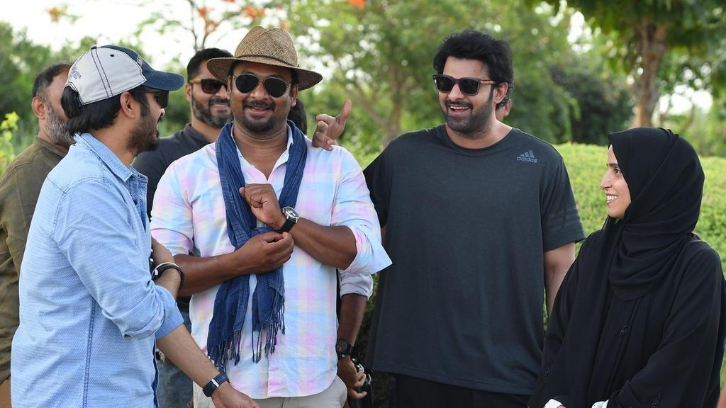 Latest Stills of Prabhas and Team from the sets of Saaho