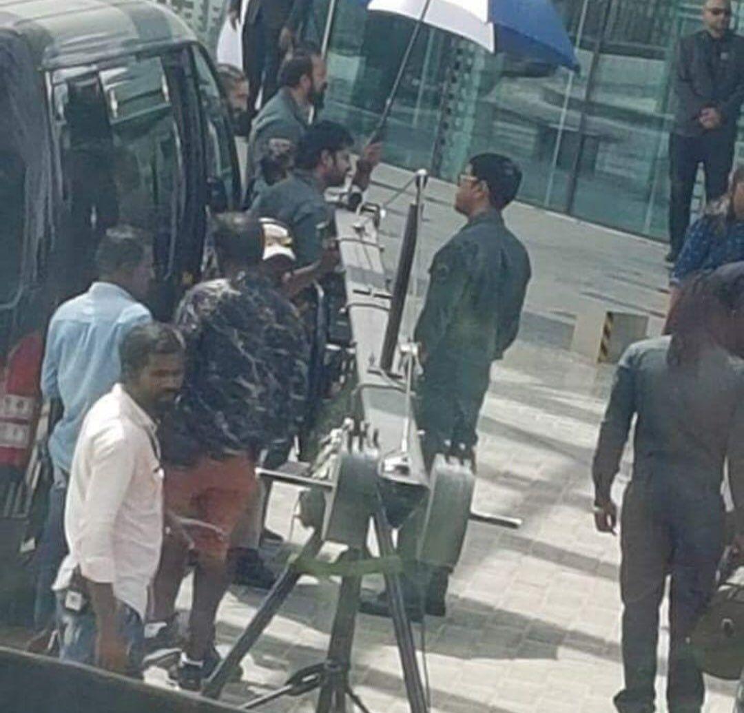 Latest Stills of Prabhas and Team from the sets of Saaho