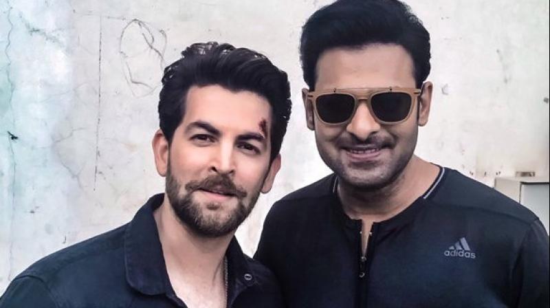 Latest Stills of Prabhas and Team from the sets of Saaho