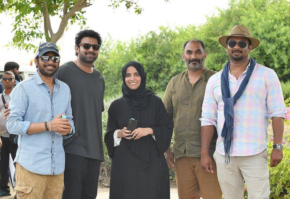 Latest Stills of Prabhas and Team from the sets of Saaho