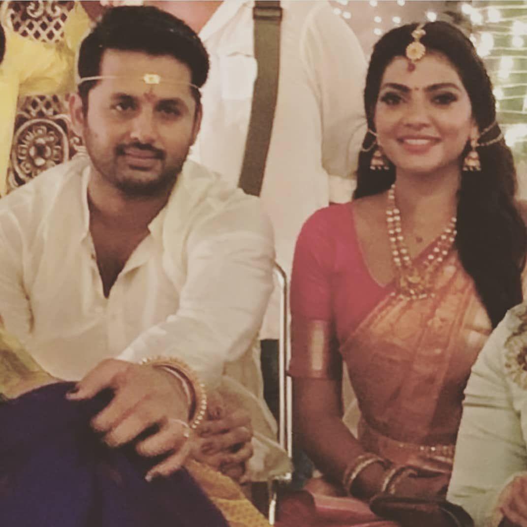 Latest Working Stills & Posters from Nithiin's Srinivasa Kalyanam