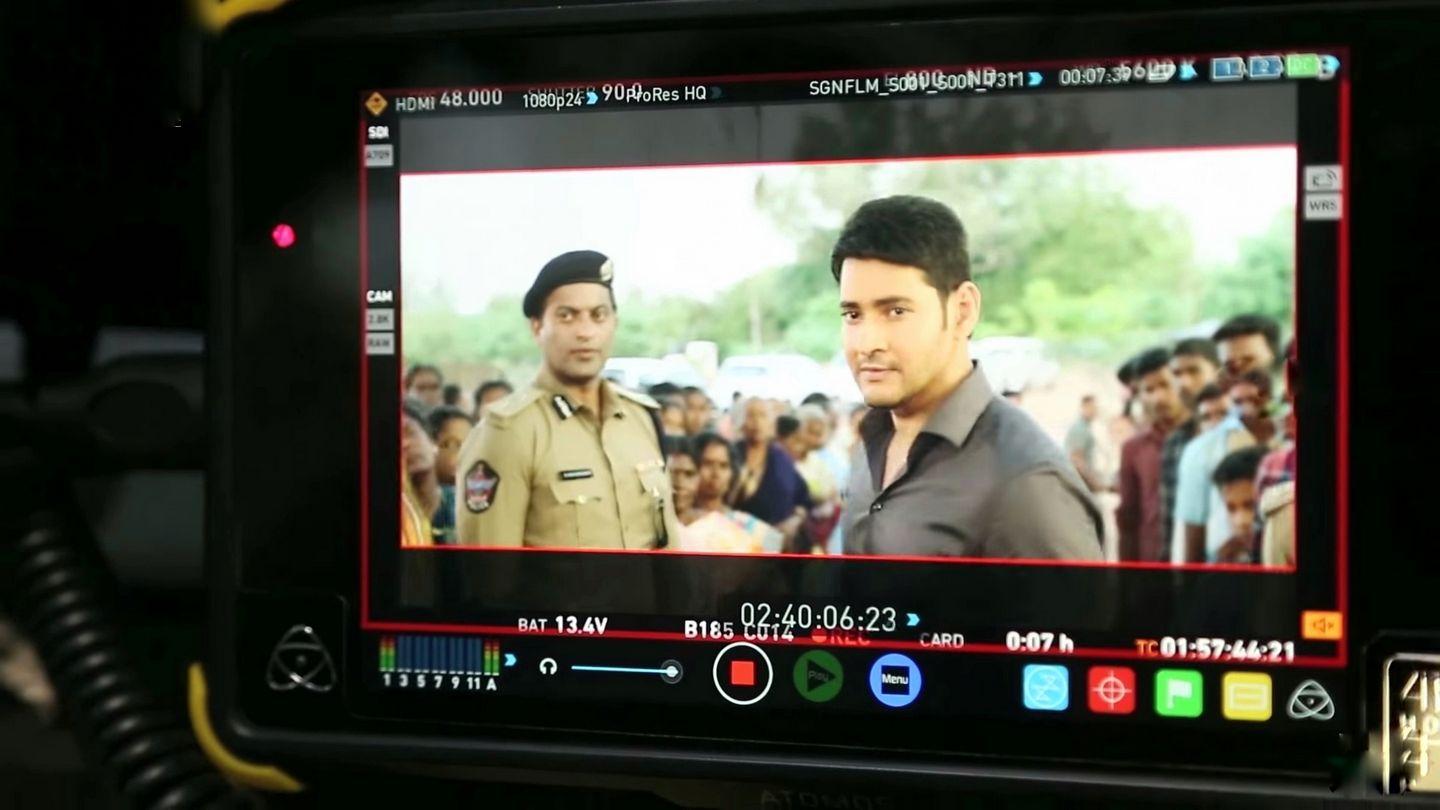 Latest Working Stills & Posters of Bharat Ane Nenu Movie