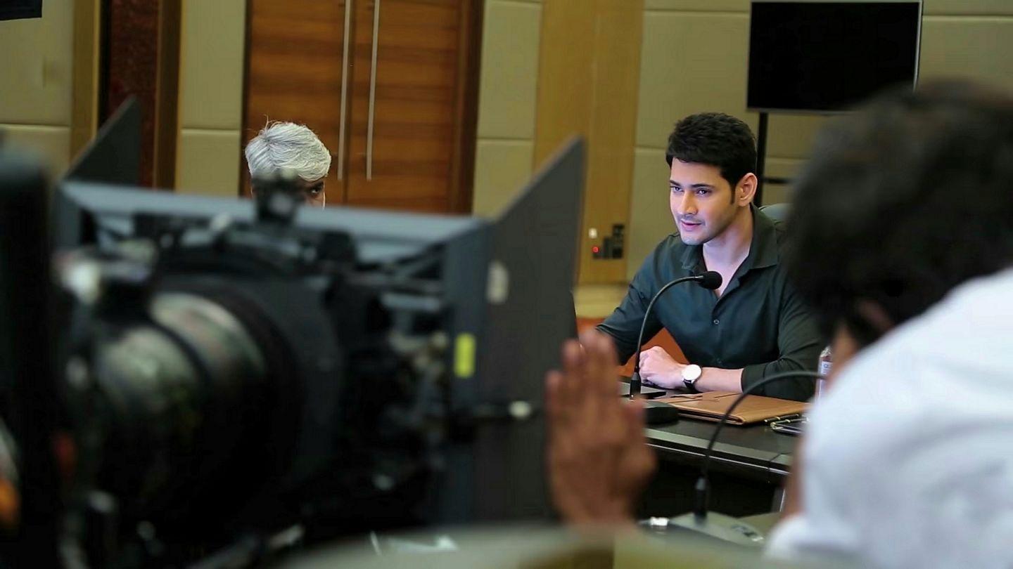 Latest Working Stills & Posters of Bharat Ane Nenu Movie