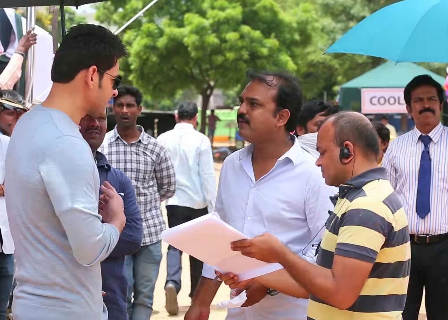 Latest Working Stills & Posters of Bharat Ane Nenu Movie