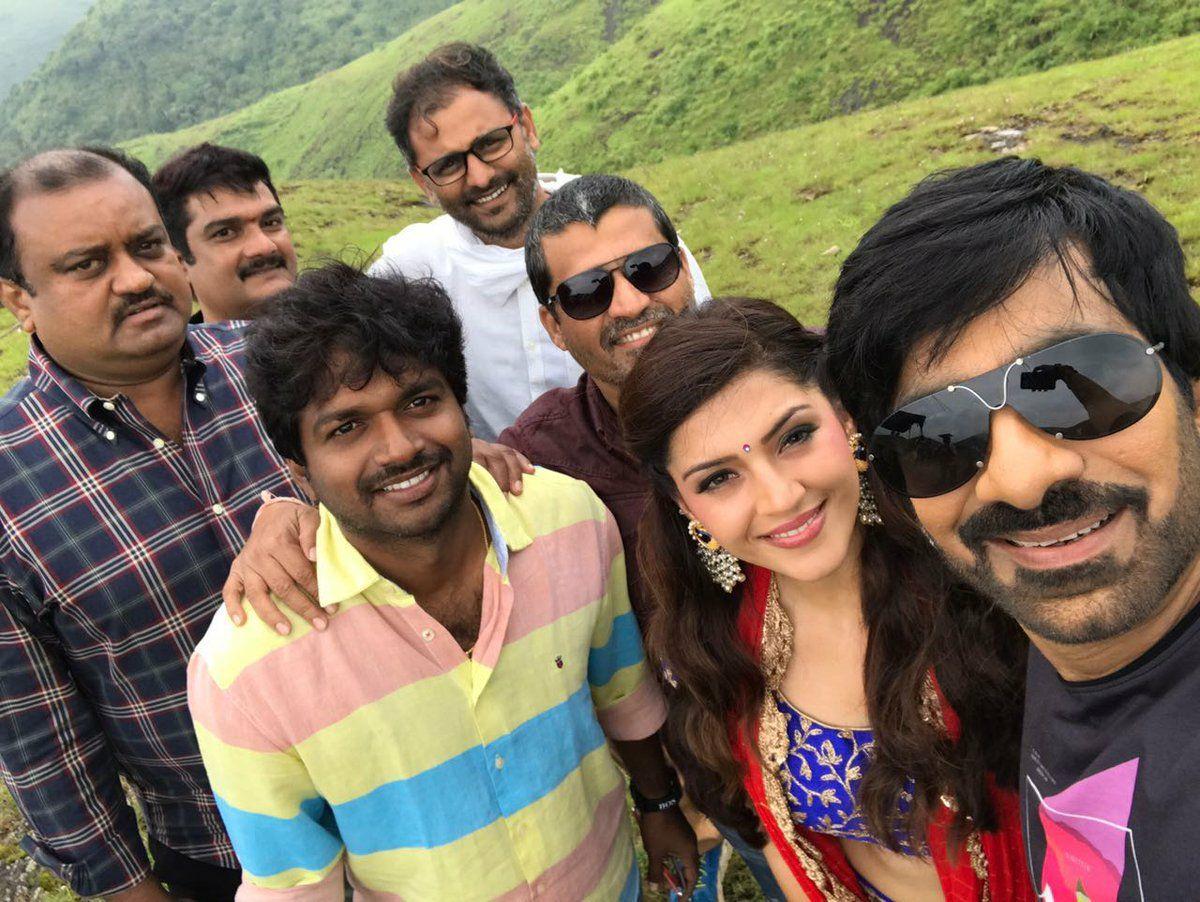 Latest Working Stills & Posters of Raja The Great Movie
