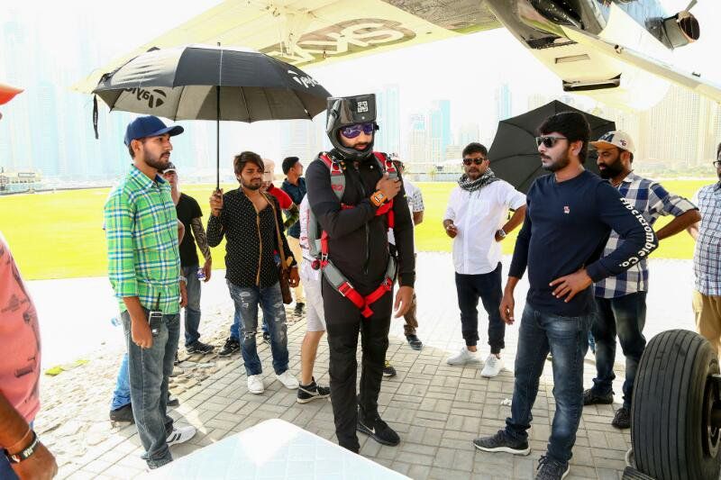 Latest Working Stills From Goutham Nanda Movie