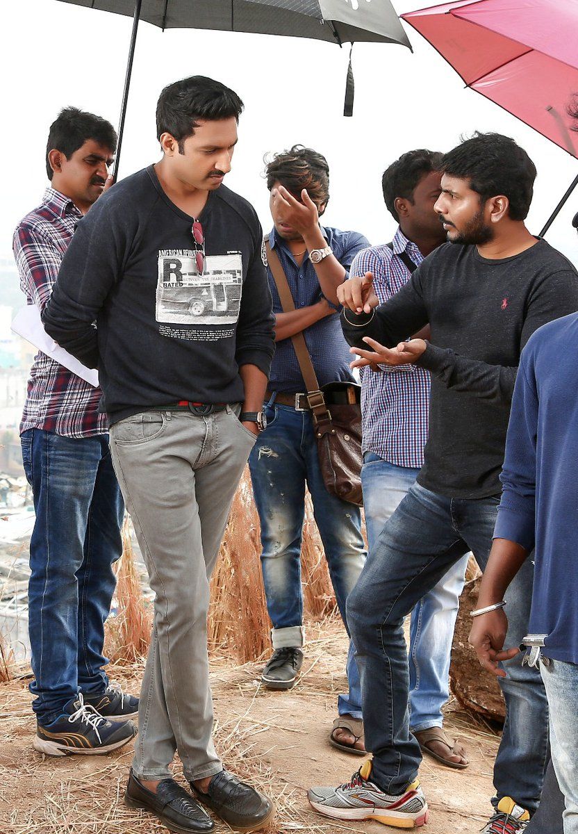 Latest Working Stills From Goutham Nanda Movie
