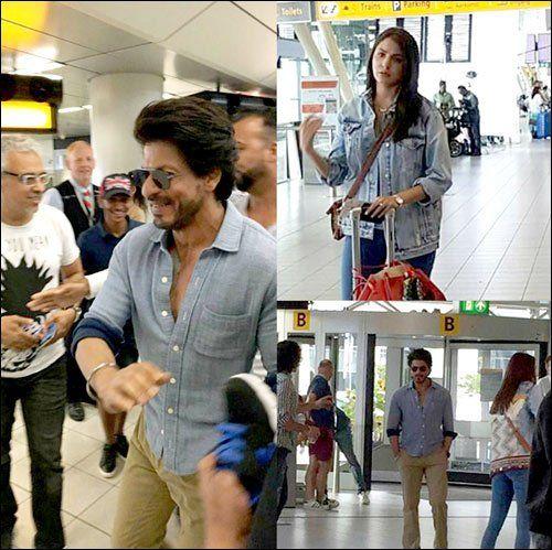 Leaked Photos of SRK & Anushka On The Sets Of The Ring