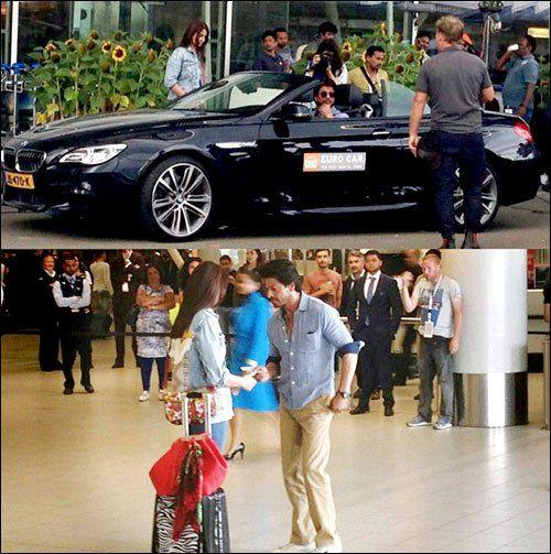 Leaked Photos of SRK & Anushka On The Sets Of The Ring