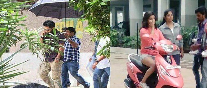 Leaked Working Stills From Janatha Garage