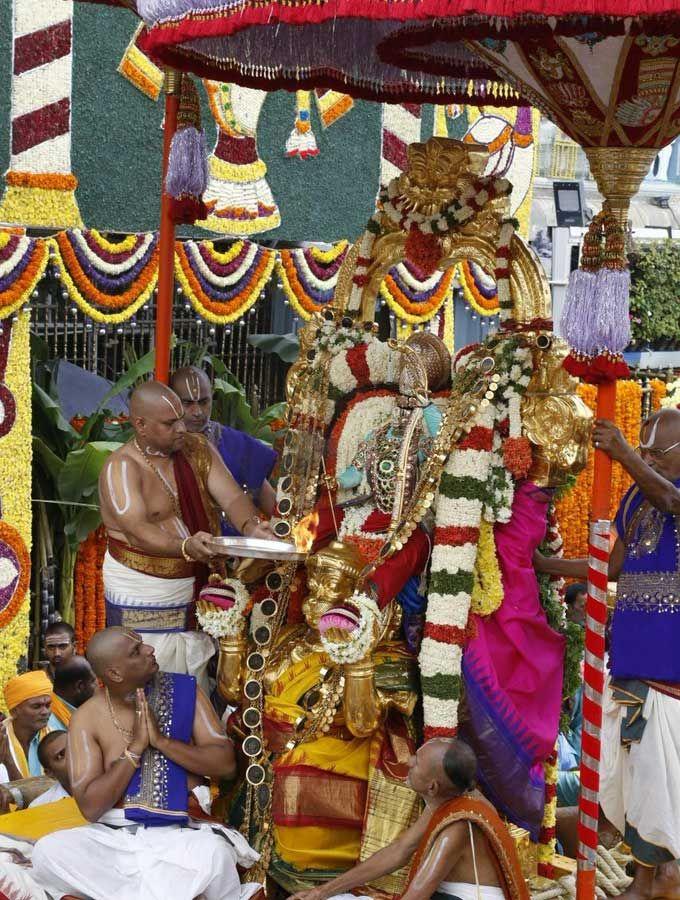 Lord Balaji On Hanumantha Vahanam Tirumala Brahmotsavam 2017