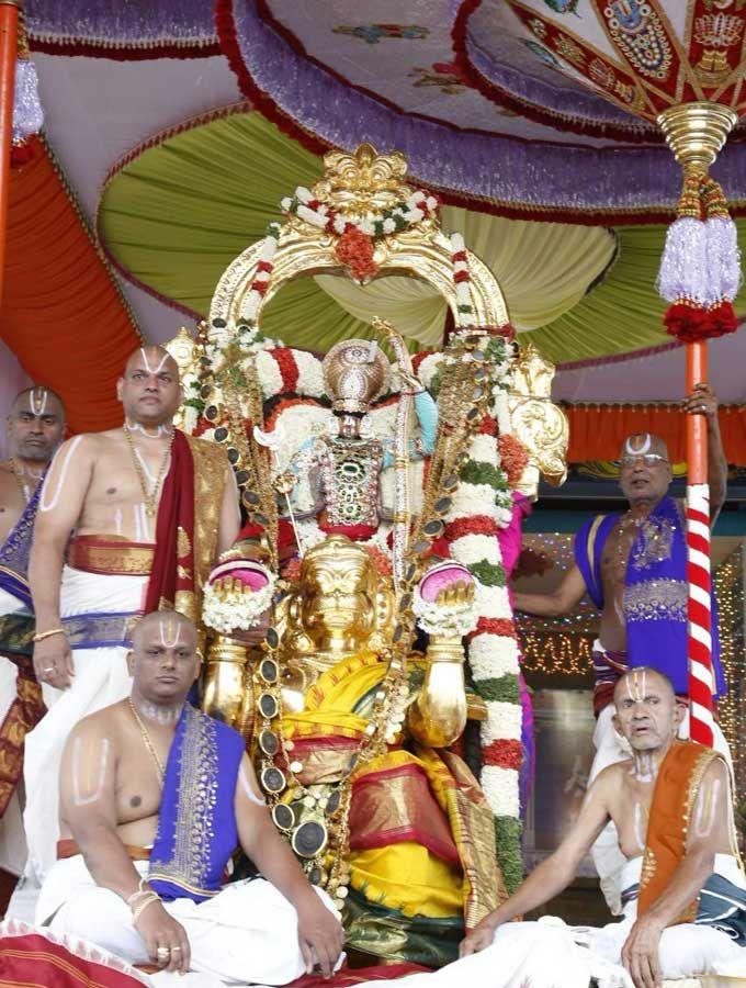 Lord Balaji On Hanumantha Vahanam Tirumala Brahmotsavam 2017