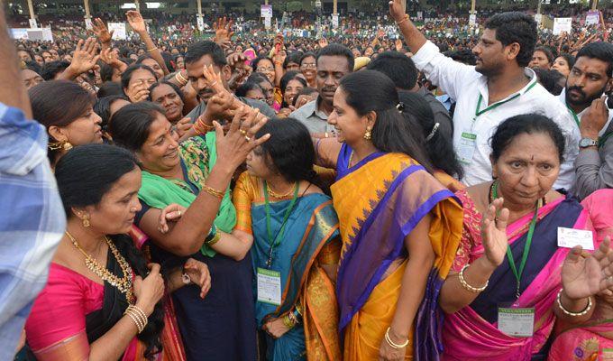 Maha Bathukamma Celebrations at LB Stadium Photos