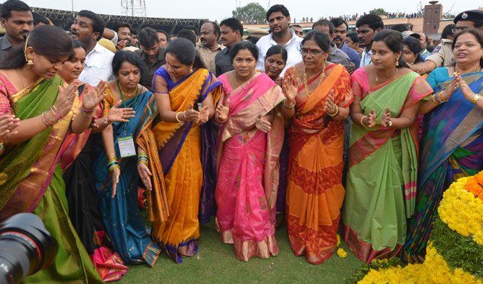 Maha Bathukamma Celebrations at LB Stadium Photos
