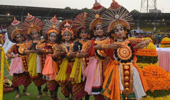 Maha Bathukamma Celebrations at LB Stadium Photos