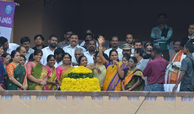 Maha Bathukamma Celebrations at LB Stadium Photos