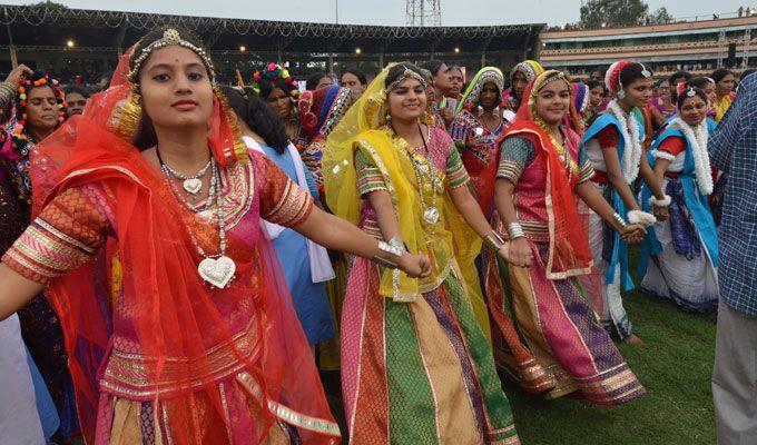 Maha Bathukamma Celebrations at LB Stadium Photos