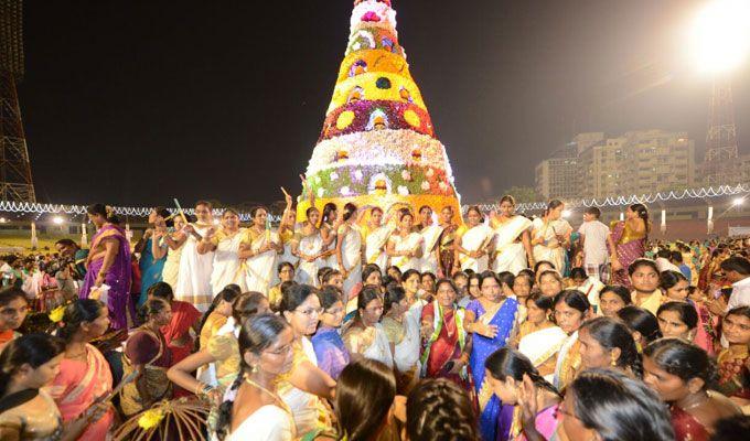 Maha Bathukamma Celebrations at LB Stadium Photos