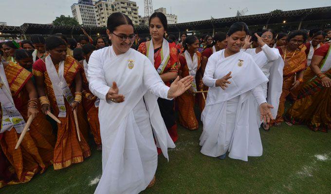 Maha Bathukamma Celebrations at LB Stadium Photos