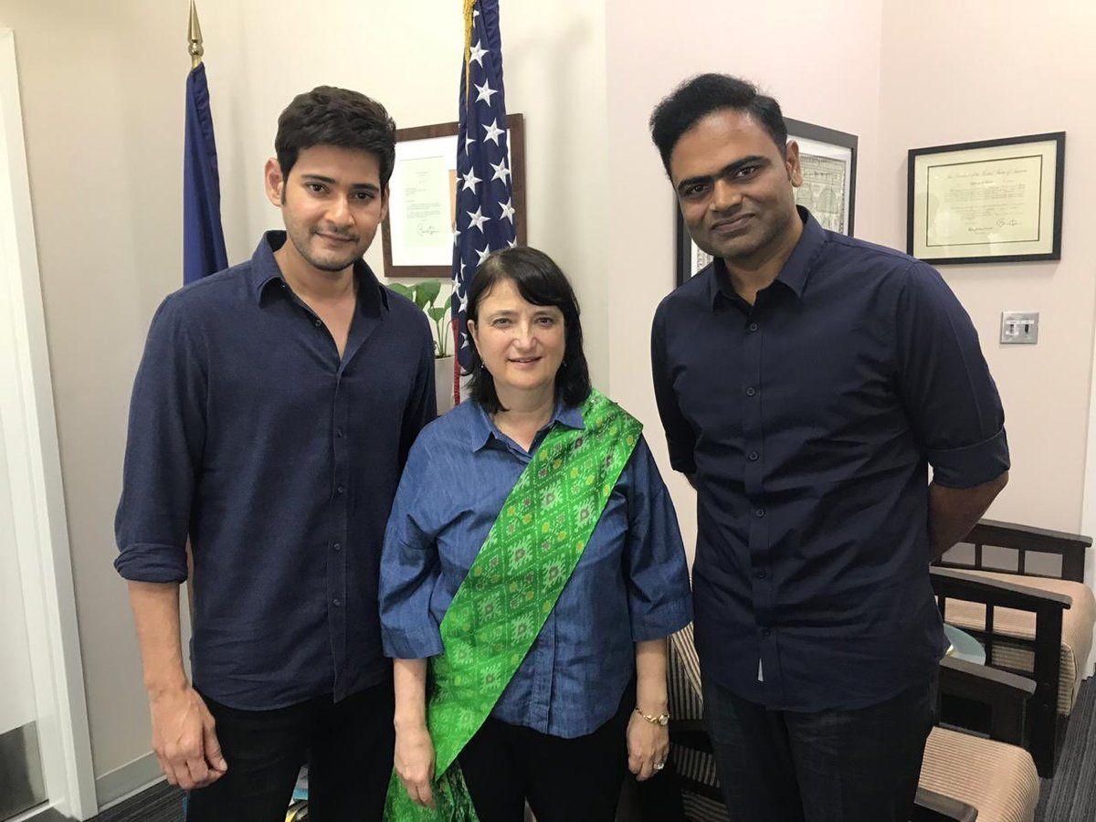 Mahesh & Director Vamshi met US Consulate General Photos