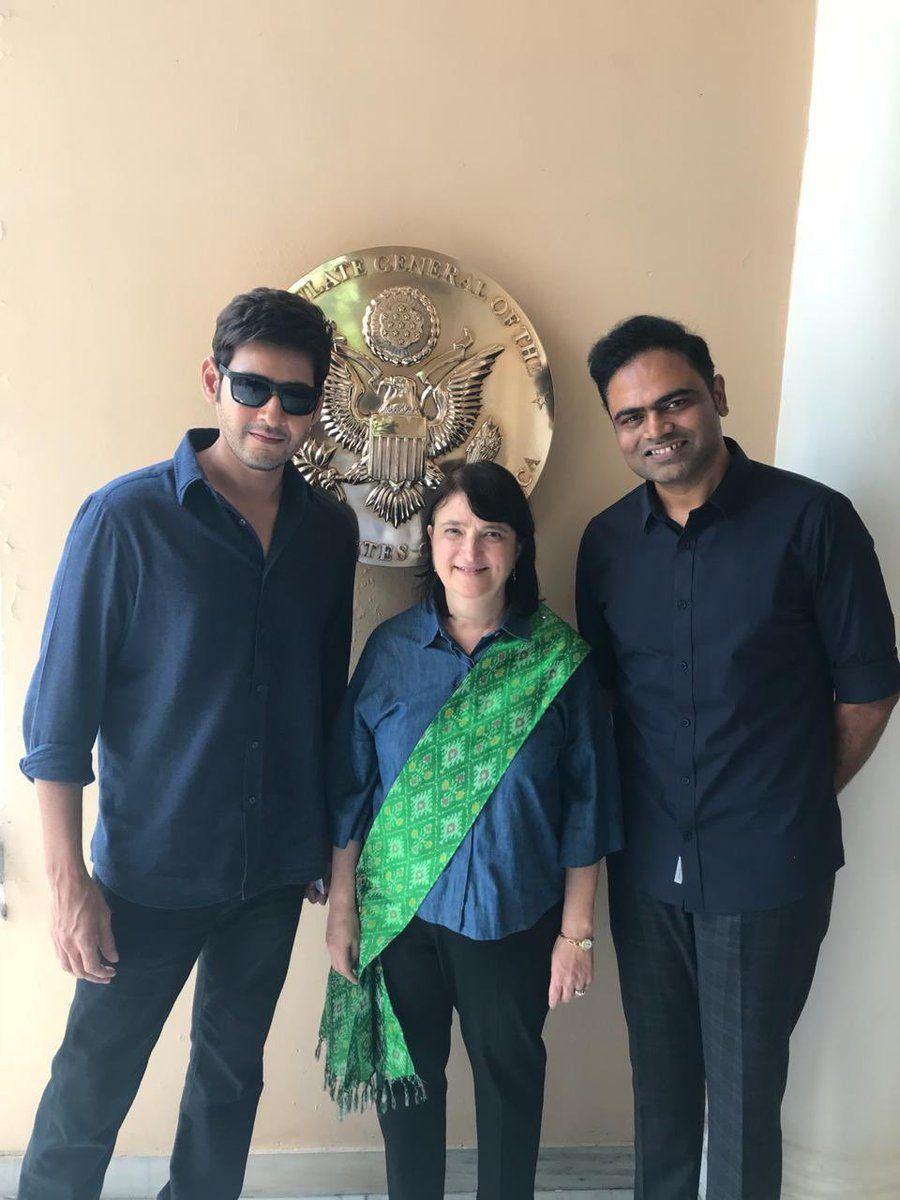 Mahesh & Director Vamshi met US Consulate General Photos