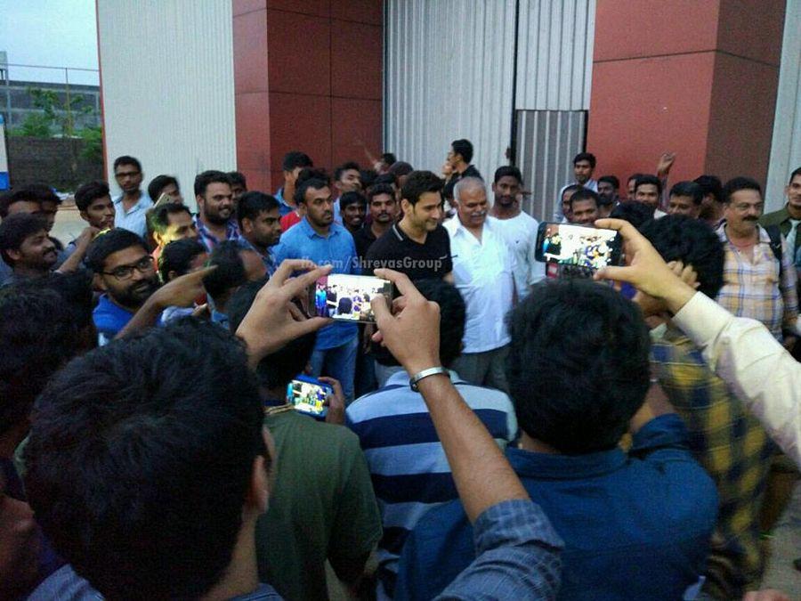 Mahesh Babu From the sets of Mahesh23