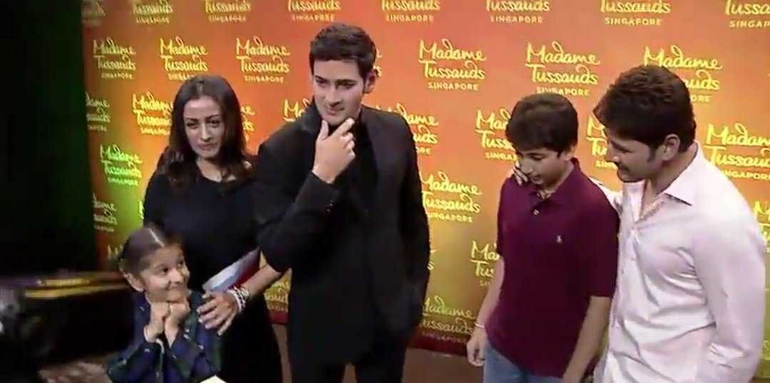 Mahesh Babu Madame Tussauds Singapore unveiling in AMB Cinemas