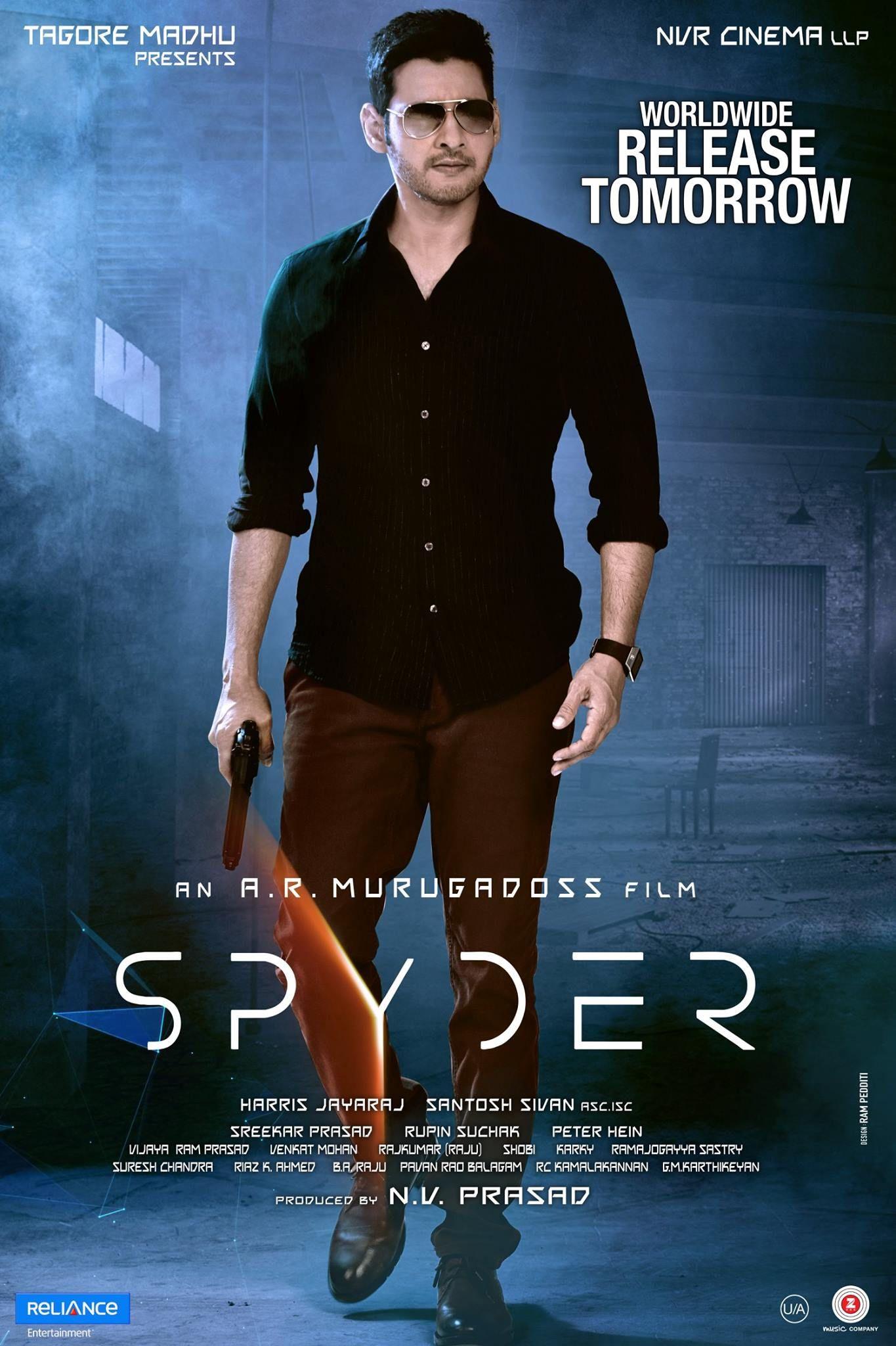 Mahesh Babu SPYDER Movie Latest HD Posters