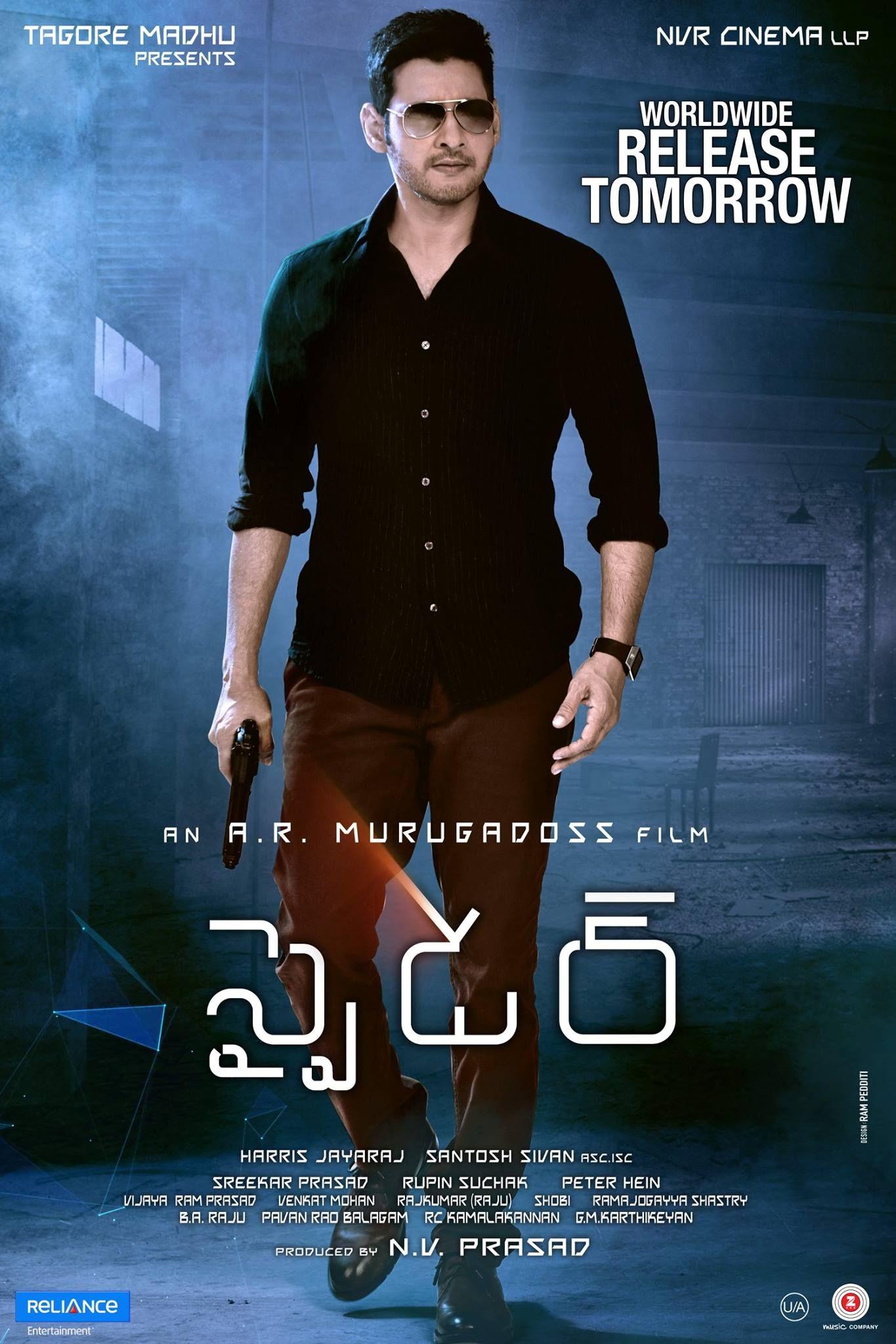 Mahesh Babu SPYDER Movie Latest HD Posters