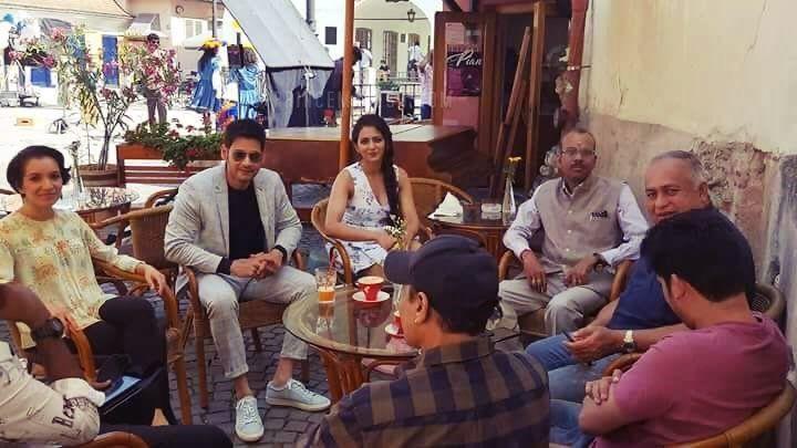 Mahesh Babu from the sets of Spyder Movie