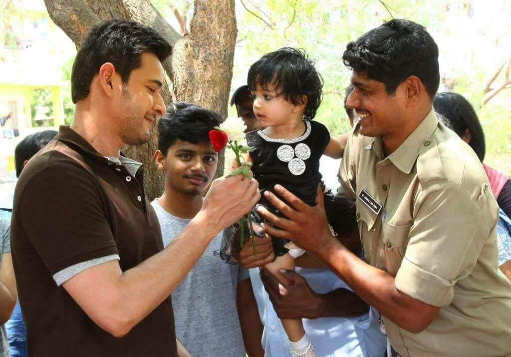 Mahesh Babu from the sets of Spyder Movie