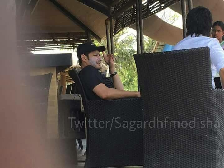 Mahesh Babu from the sets of Spyder Movie