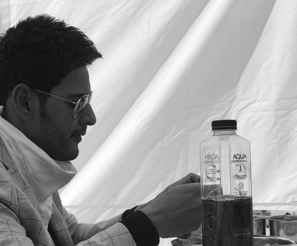 Mahesh Babu from the sets of Spyder Movie