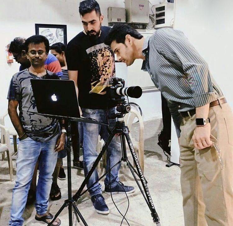 Mahesh Babu from the sets of Spyder Movie