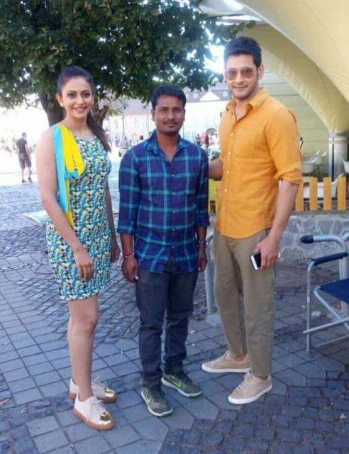 Mahesh Babu from the sets of Spyder Movie