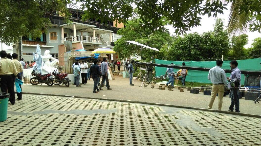 Mahesh Babu from the sets of Spyder Movie