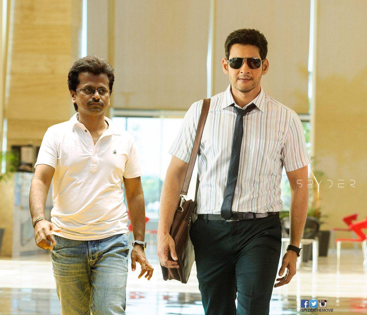 Mahesh's SPYDER Movie New Working Photos & Posters