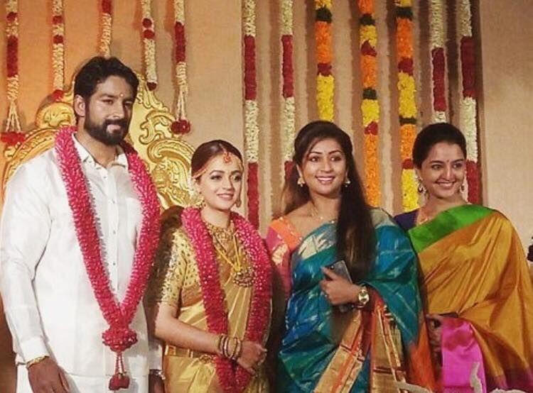 Malayalam Actress Bhavana Marriage & Wedding Reception Photos