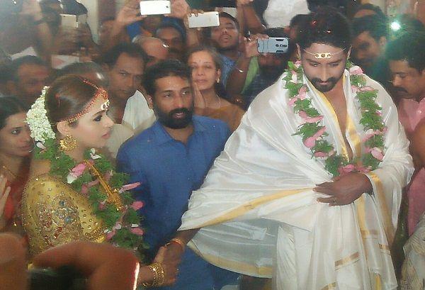 Malayalam Actress Bhavana Marriage & Wedding Reception Photos