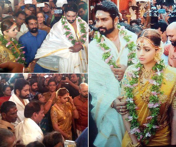 Malayalam Actress Bhavana Marriage & Wedding Reception Photos