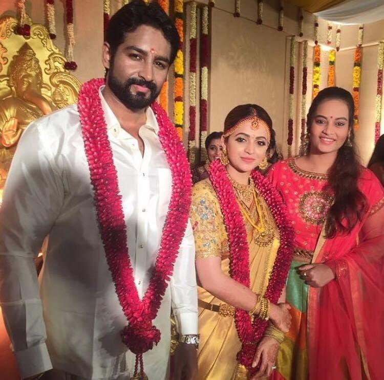 Malayalam Actress Bhavana Marriage & Wedding Reception Photos