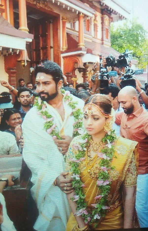 Malayalam Actress Bhavana Marriage & Wedding Reception Photos